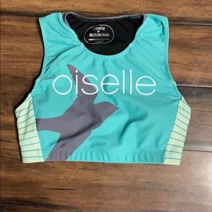 Oiselle team sports bra/crop top